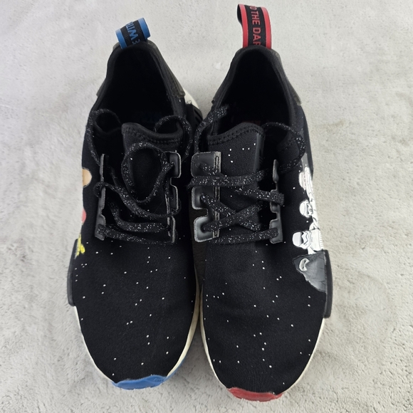 ADIDAS NMD R1 J STAR WARS  BLACK / WHITE FX6503  Sz 6 - Picture 3 of 7